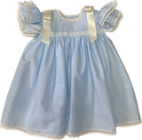 BLUE HEIRLOOM LACE DRESS