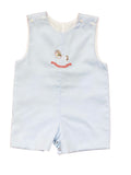 LULU BEBE EMBROIDERED ROCKIN HORSE SHORTALL