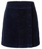 REESE SKIRT - MIDNIGHT NAVY CORDUROY