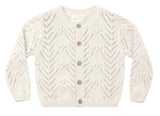 KNIT CARDIGAN - HEATHERED OATMEAL