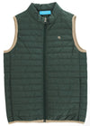 QUILTED VEST - FOREST