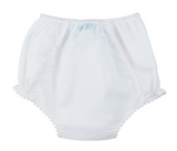 DIAPER COVER- WHITE AND PINK