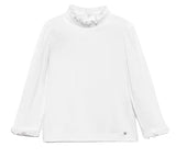 GIRLS KNIT TURTLENECK - IVORY