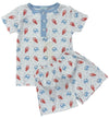 CRAB PIMA SHORT SLEEVE SHORT SET