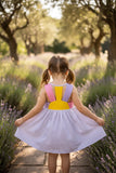 LAVENDER SEERSUCKER SUNDRESS