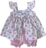 BUTTERFLY ANGEL SLEEVE BLOOMER SET