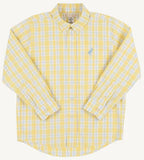 DEAN'S LIST DRESS SHIRT FORSYTH PARK PLAID WITH BEALE STREET BLUE STORK