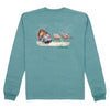 TURKEY HUNT LONG SLEEVE MARINE GREEN