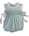 MINT SMOCKED WAIST BUBBLE