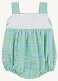 BINGHAM BUBBLE PELHAM BAY PLAID ( GREEN ) WITH WORTH AVENUE WHITE