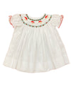 LULU BEBE SMOCKED BISHOP SANTA DRESS