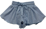 ACTIVE LIGHT BLUE FLUTTER SHORT