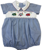 AIRPLANE SMOCKED BOY BUBBLE