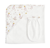 ENCHANTED PRINCESS HOODED TOWEL & MITT SET