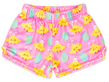 HOPPY CHICKS PLUSH SHORTS - XS