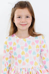 SWEETHEART 3 / 4 SLEEVE POCKET TWIRL DRESS