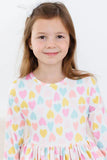 SWEETHEART 3 / 4 SLEEVE POCKET TWIRL DRESS