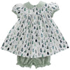 BABY FLOAT DRESS - EVERGREEN TREES