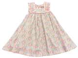 FLORAL EYELET DRESS