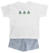 SAILBOAT TRIO - BOYS SHORT SET