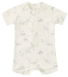 ZIP RASHGUARD ONE-PIECE - DINOSAUR