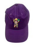 LULU BEBE MARDI GRAS PUPPY CAP - PURPLE