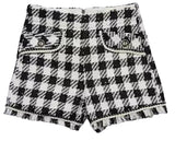 GIRLS VICHY SEQUIN BERMUDA SHORTS
