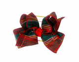 CHRISTMAS PLAID BOW