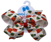 KING CHRISTMAS PRINT HAIR BOW - NUTCRACKER