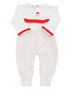 SANTA FACE GIRL ROMPER