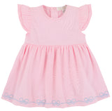 DAISY'S DIAPER COVER DRESS - PIER PARTY PINK WITH BEALE STREET BLUE EMBROIDERY