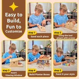 MODERN BIRDHOUSE WOODWORKING KIT