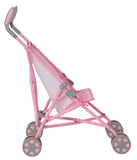 PINK HEARTS UMBRELLA STROLLER