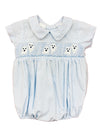 BOO SMOCKED BOY BUBBLE