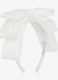 TULLE SHIMMER BOW HEADBAND
