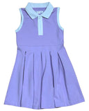 SLEEVELESS POLO TENNIS DRESS - LAVENDER
