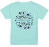 PROPERLY TIED PERFORMANCE SHORT SLEEVE TEE - STAY FLY SEAFOAM