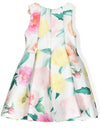 FLORAL - PRINT PLEATED DRESS