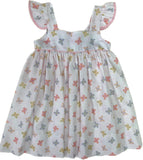 LULU BEBE BUTTERFLY ANGEL SLEEVE DRESS