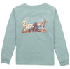 LONG SLEEVE HUNTING DOGS SHIRT - FOG