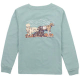 LONG SLEEVE HUNTING DOGS SHIRT - FOG