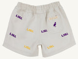 LSU CRITTER SHEFFIELD SHORTS - SARATOGA STONE