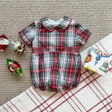 BRENTLY BUBBLE KEENE PLACE PLAID WITH RICHMOND RED SMOCKING