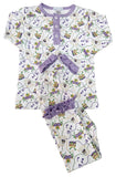 LONGSLEEVE MARDI GRAS DRUM GIRLS PAJAMA SET