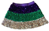 MARDI GRAS SEQUIN SKORT