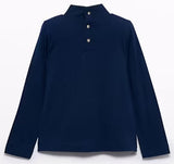 GIRLS TURTLENECK WITH BOW TIE