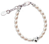 PEARLS HEART BRACELET - MEDIUM