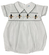 SAINTS EMBROIDERED BOY BUBBLE