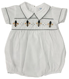 SAINTS EMBROIDERED BOY BUBBLE