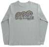 LONG SLEEVE LOGO TEE - TURKEY ON SAGE